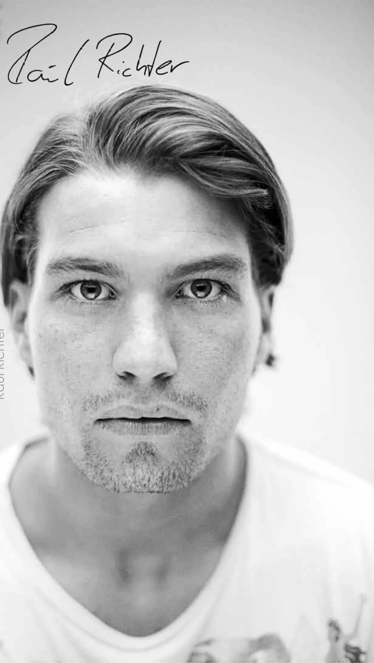 Raúl Richter — Porträt mit Signatur
